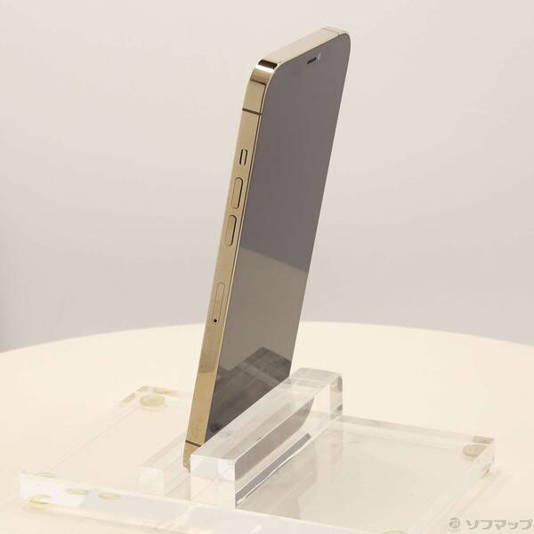 【中古】Apple(アップル) iPhone12 Pro Max 128GB ゴールド MGCW3J／A SoftBank 【269-ud】