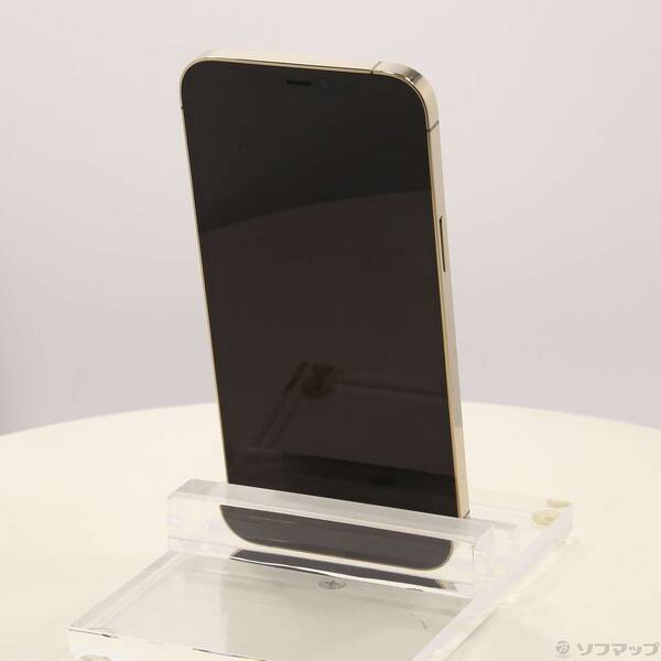 【中古】Apple(アップル) iPhone12 Pro Max 128GB ゴールド MGCW3J／A SoftBank 【269-ud】