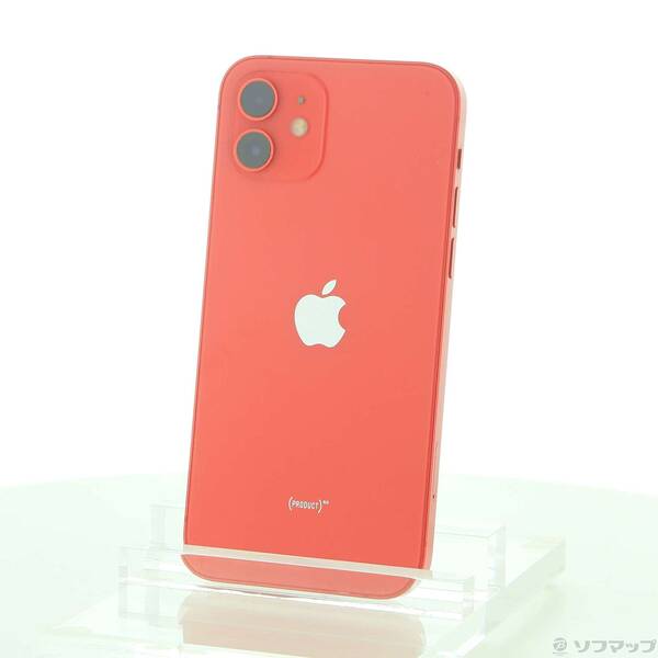 【中古】Apple(アップル) iPhone12 128GB プロダクトレッド MGHW3J/A SIMフリー 【344-ud】