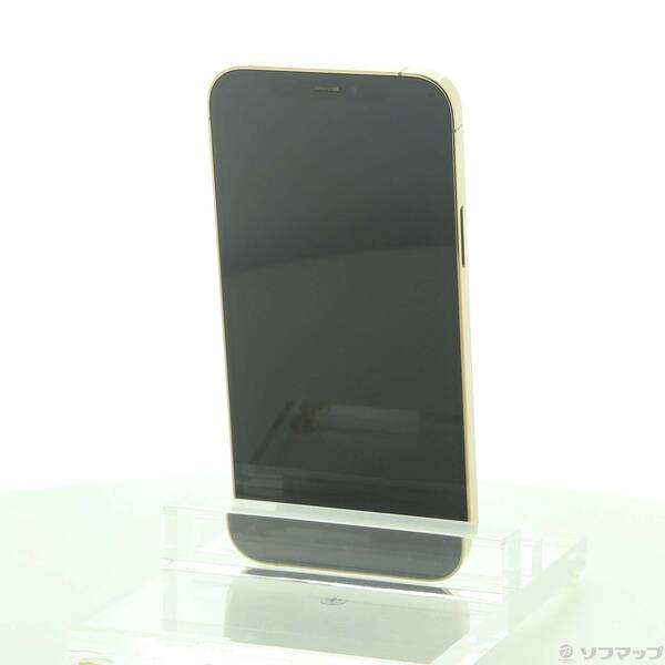 【中古】Apple(アップル) iPhone12 Pro 128GB ゴールド NGM73J／A SoftBank 【344-ud】