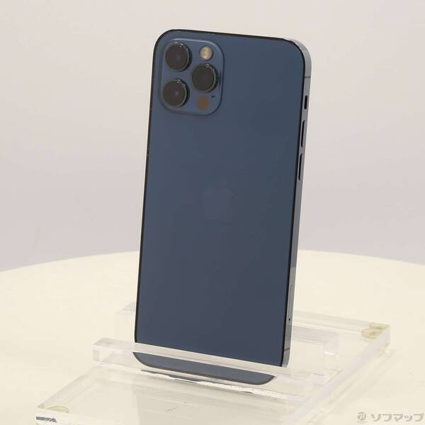 【中古】au iPhone12 Pro 128GB パシフィックブルー NGM83J/A SIMフリー 【371-ud】