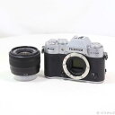 【中古】富士フイルム(FUJIFILM) 〔展示品〕 X-T50 XC15-45mm レンズキット シルバー 【305-ud】(2)