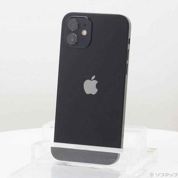 【中古】Apple(アップル) iPhone12 64GB ブラック MGHN3J/A SoftBank 【348-ud】