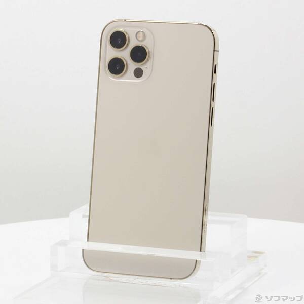 【中古】Apple(アップル) iPhone12 Pro 256GB ゴールド MGMC3J/A SIMフリー 【348-ud】