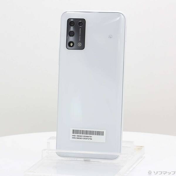【中古】ZTE Libero 5G II 64GB ホワイト A103ZT Y!mobile SIMフリー 【377-ud】