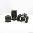 【中古】Canon(キヤノン) EOS R50 ダブルズームキット ブラック 【344-ud】