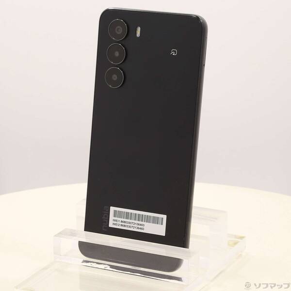 【中古】ZTE nubia S 5G 128GB ブラック A403ZT Y!mobile SIMフリー 【344-ud】