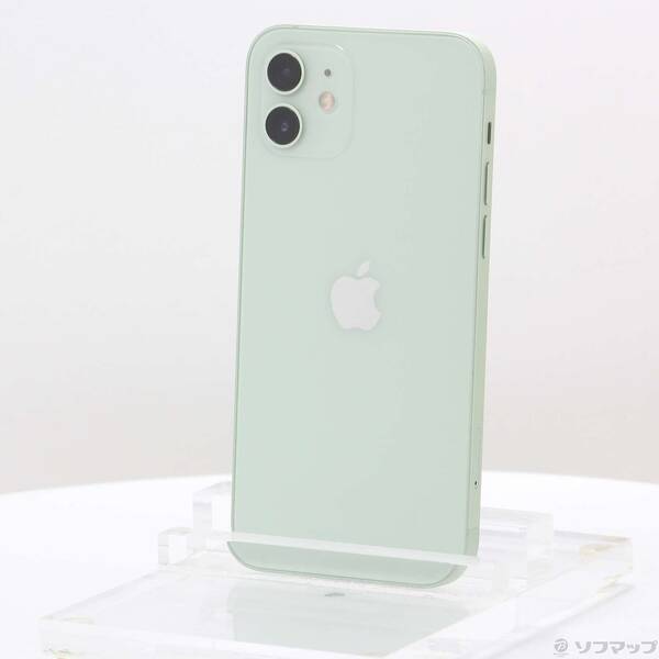 【中古】Apple(アップル) iPhone12 64GB グリーン MGHT3J/A SIMフリー 【262-ud】