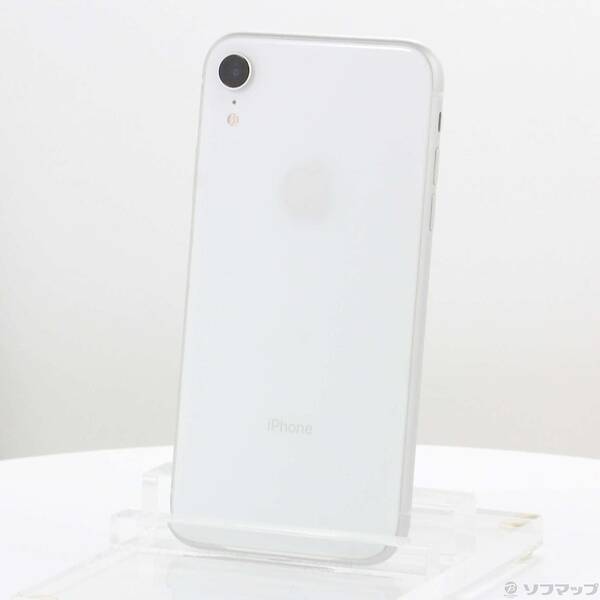 【中古】Apple(アップル) iPhoneXR 64GB ホワイト MT032J/A SoftBank 【258-ud】