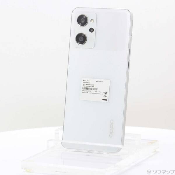 【中古】OPPO(オッポ) OPPO Reno9 A 128GB ムーンホワイト YMOPRENO9A Y!mobile SIMフリー 【349-ud】