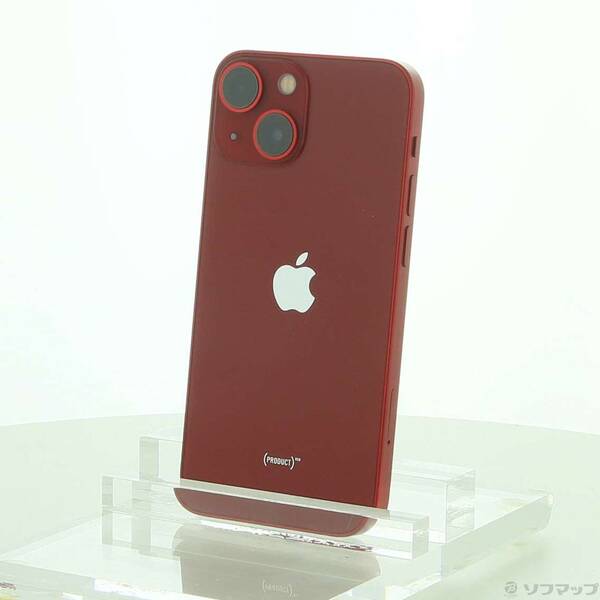 【中古】Apple(アップル) iPhone13 mini 128GB プロダクトレッド MLJG3J／A SIMフリー 【269-ud】