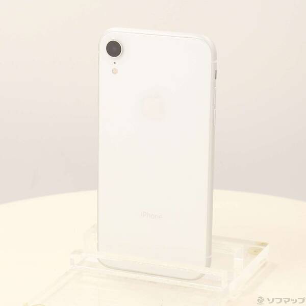 【中古】Apple(アップル) iPhoneXR 128GB ホワイト MT0J2J/A SoftBank 【269-ud】