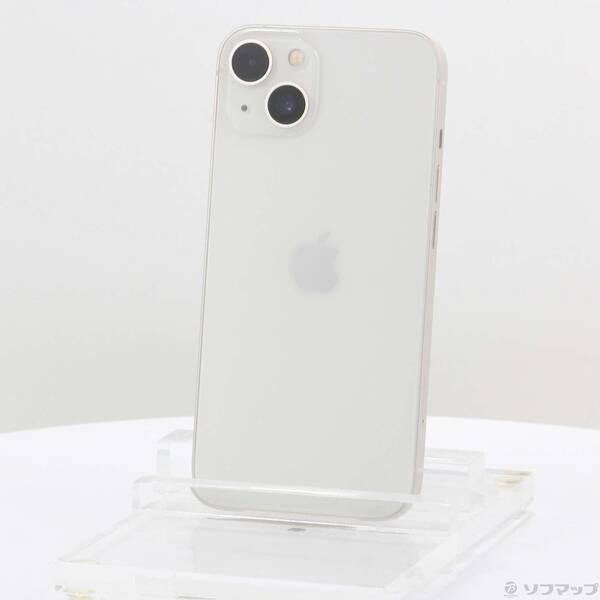 【中古】Apple(アップル) iPhone13 128GB スターライト MLND3J/A SIMフリー 【258-ud】