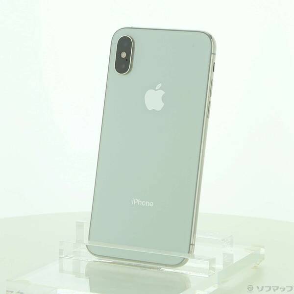 【中古】Apple(アップル) iPhoneXS 256GB シルバー MTE12J／A SIMフリー 【371-ud】