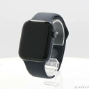 【中古】Apple(アップル) Apple Watch SE 第2世代 GPS 44mm ミッドナイトアルミニウムケース ミッドナイトスポーツバンド 【262-ud】(2)