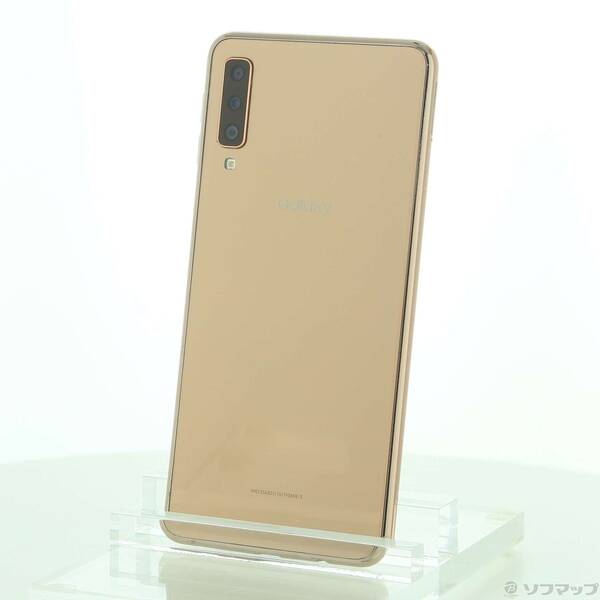 【中古】SAMSUNG(サムスン) GALAXY A7 64GB ゴールド SM-A750C 楽天 SIMフリー 【262-ud】