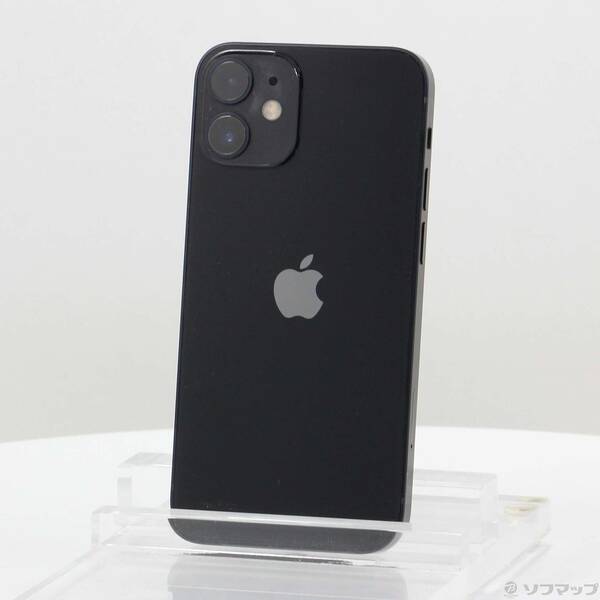 【中古】Apple(アップル) iPhone12 mini 64GB ブラック MGA03J/A SIMフリー 【276-ud】