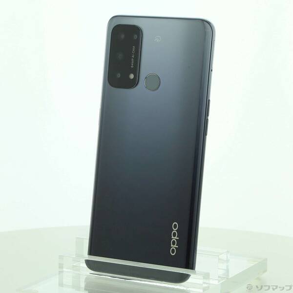 【中古】OPPO(オッポ) OPPO Reno5 A 128GB シルバーブラック A101OP Y!mobile SIMフリー 【377-ud】
