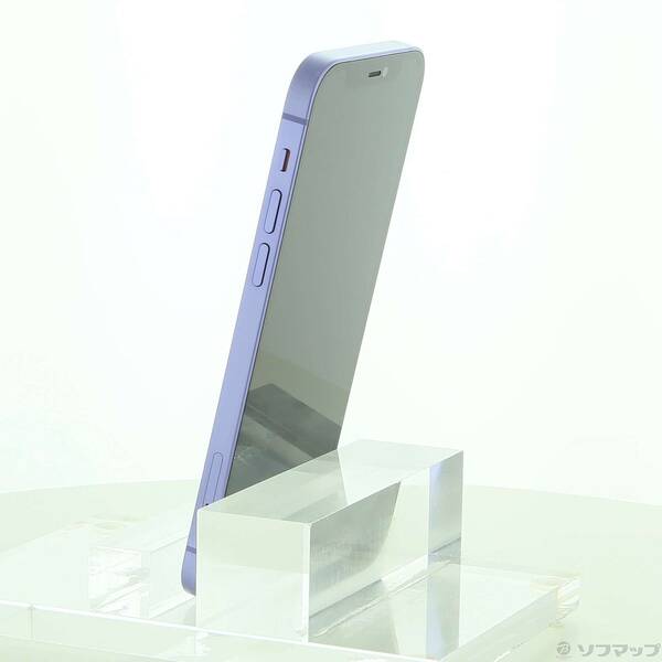 【中古】Apple(アップル) iPhone12 64GB パープル MJNH3J／A SIMフリー 【269-ud】