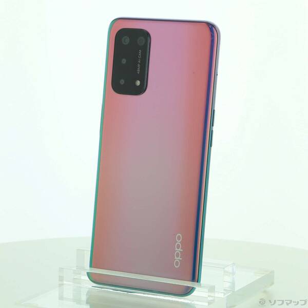 【中古】OPPO(オッポ) OPPO A54 5G 64GB ファンタスティックパープル OPG02 UQ mobile SIMフリー 【377-ud】