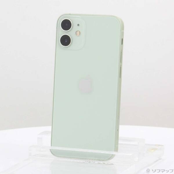 【中古】Apple(アップル) iPhone12 mini 64GB グリーン MGAV3J/A SIMフリー 【269-ud】