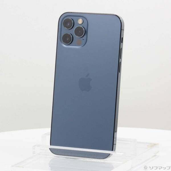 【中古】Apple(アップル) iPhone12 Pro 128GB パシフィックブルー MGM83J/A SIMフリー 【344-ud】
