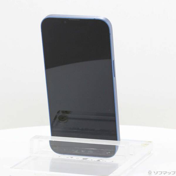 【中古】Apple(アップル) iPhone13 128GB ブルー MLNG3J／A SIMフリー 【344-ud】