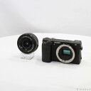 【中古】SONY(ソニー) α6300L パワーズームレンズキット ブラック ILCE-6300L 【368-ud】