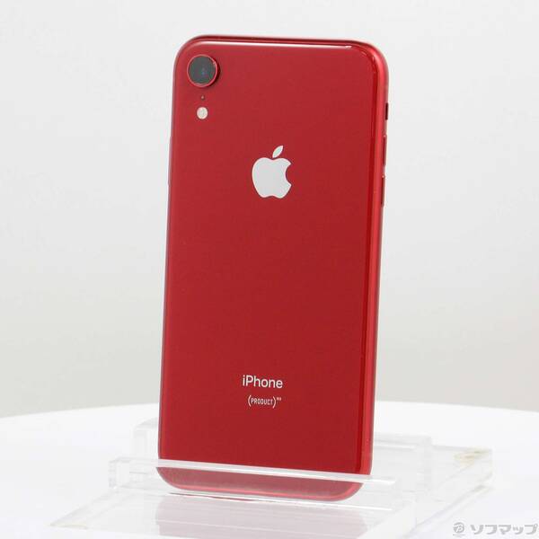【中古】Apple(アップル) iPhoneXR 64GB プロダクトレッド MT062J/A SoftBank 【258-ud】