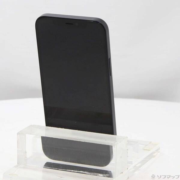 【中古】Apple(アップル) iPhone12 64GB ブラック MGHN3J／A SIMフリー 【262-ud】