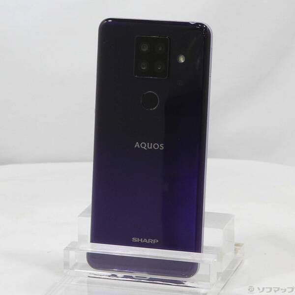 【中古】SHARP(シャープ) AQUOS sense4 plus 128GB パープル SH-M16 楽天 SIMフリー 【262-ud】
