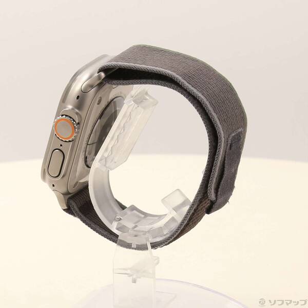 【中古】Apple(アップル) Apple Watch Ultra 2 GPS + Cellular 49mm チタニウムケース ブルー／ブラックトレイルループ 【251-ud】