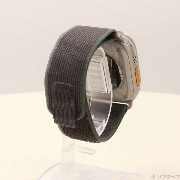 【中古】Apple(アップル) Apple Watch Ultra 2 GPS + Cellular 49mm チタニウムケース ブルー／ブラックトレイルループ 【251-ud】