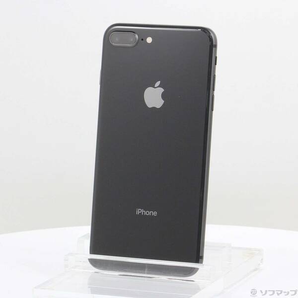 【中古】Apple(アップル) iPhone8 Plus 64GB スペースグレイ MQ9K2J／A SIMフリー 【377-ud】