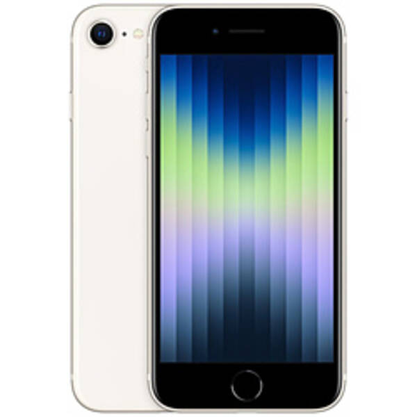 【中古】Apple(アップル) iPhone SE 第3世代 64GB スターライト MMYD3J／A SIMフリー 【258-ud】