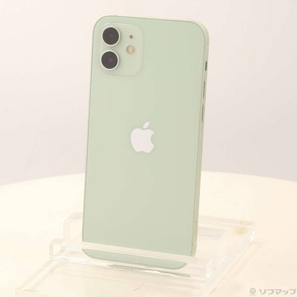 【中古】Apple(アップル) iPhone12 64GB グリーン MGHT3J/A SIMフリー 【198-ud】