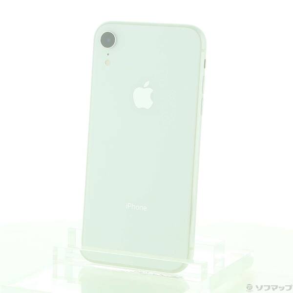 【中古】Apple(アップル) iPhoneXR 128GB ホワイト MT0J2J/A SIMフリー 【348-ud】