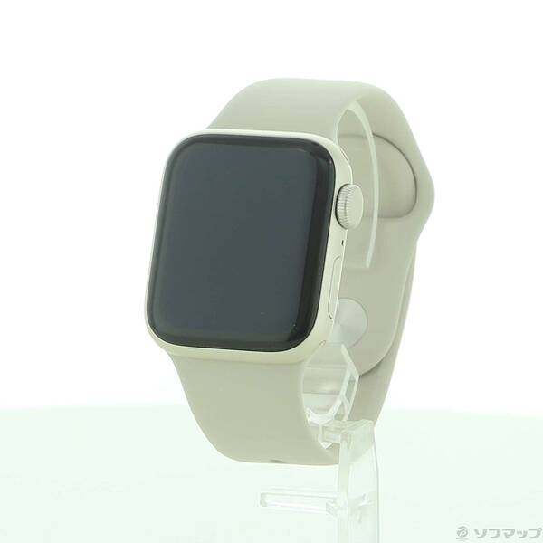 【中古】Apple(アップル) Apple Watch SE 第2世代 GPS 40mm スターライトアルミニウムケース スターライトスポーツバンド 【262-ud】