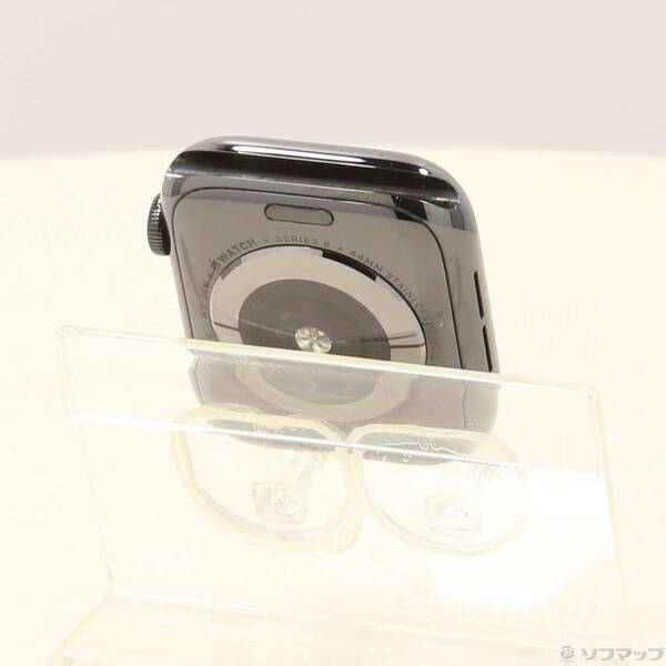 【中古】Apple(アップル) Apple Watch Series 5 GPS + Cellular 44mm スペースブラックステンレススチールケース バンド無し 【269-ud】