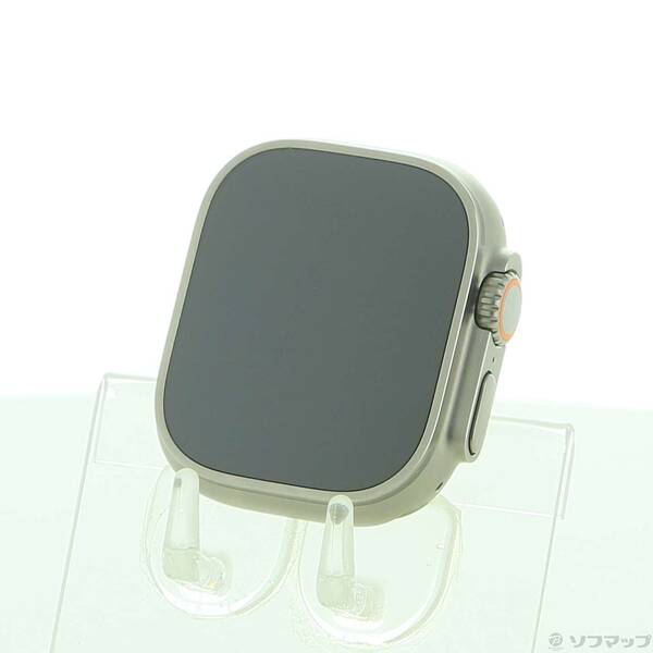 【中古】Apple(アップル) 〔展示品〕 Apple Watch Ultra GPS + Cellular 49mm チタニウムケース バンド無し DEMO品 【198-ud】