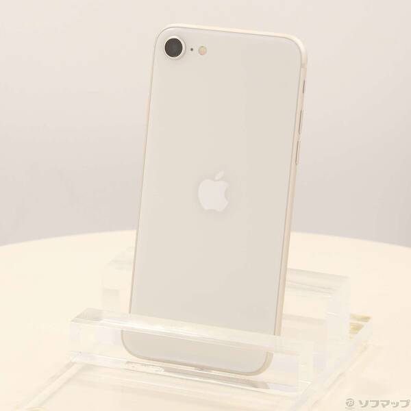 【中古】Apple(アップル) iPhone SE 第3世代 64GB スターライト MMYD3J／A SIMフリー 【262-ud】