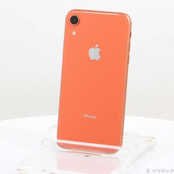【中古】Apple(アップル) iPhoneXR 64GB コーラル MT0A2J／A SIMフリー 【262-ud】