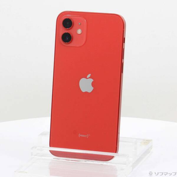 【中古】Apple(アップル) iPhone12 64GB プロダクトレッド MGHQ3J/A SIMフリー 【295-ud】