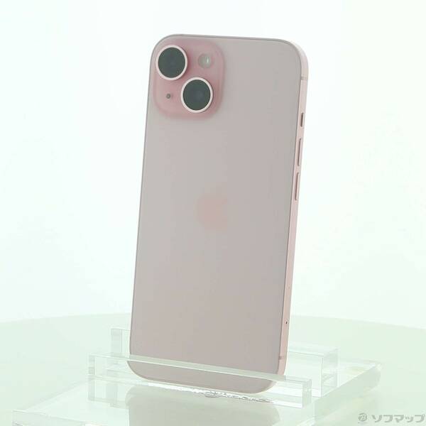 【中古】Apple(アップル) iPhone15 128GB ピンク MTMJ3J/A SIMフリー 【262-ud】