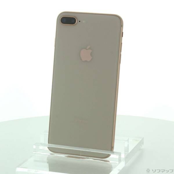 【中古】Apple(アップル) iPhone8 Plus 64GB ゴールド MQ9M2J／A SIMフリー 【198-ud】