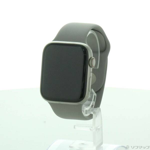 【中古】Apple(アップル) Apple Watch Series 6 GPS + Cellular 44mm チタニウムケース フォグスポーツバンド 【196-ud】