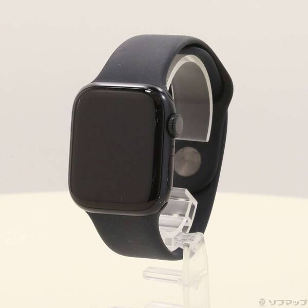 【中古】Apple(アップル) Apple Watch Series 7 GPS 41mm ミッドナイトアルミニウムケース ミッドナイトスポーツバンド 【262-ud】