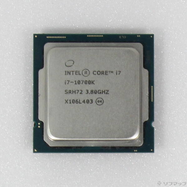 【中古】intel(インテル) Core i7 10700K 〔3.8GHz／LGA 1200〕 【262-ud】