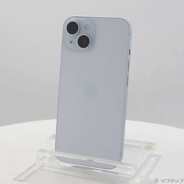 【中古】Apple(アップル) iPhone15 256GB ブルー MTMR3J/A SIMフリー 【377-ud】