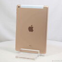 【中古】Apple(アップル) iPad 第6世代 32GB ゴールド MRM02J/A docomoロック解除SIMフリー 【377-ud】